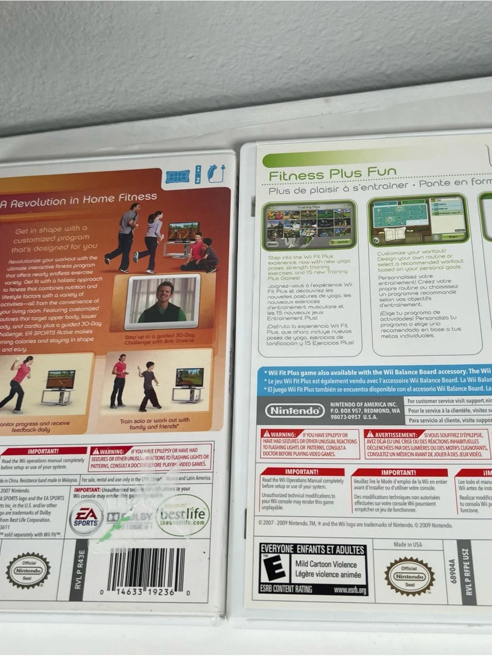 Nintendo Wii Fit Plus & Active Game‎ Bundle